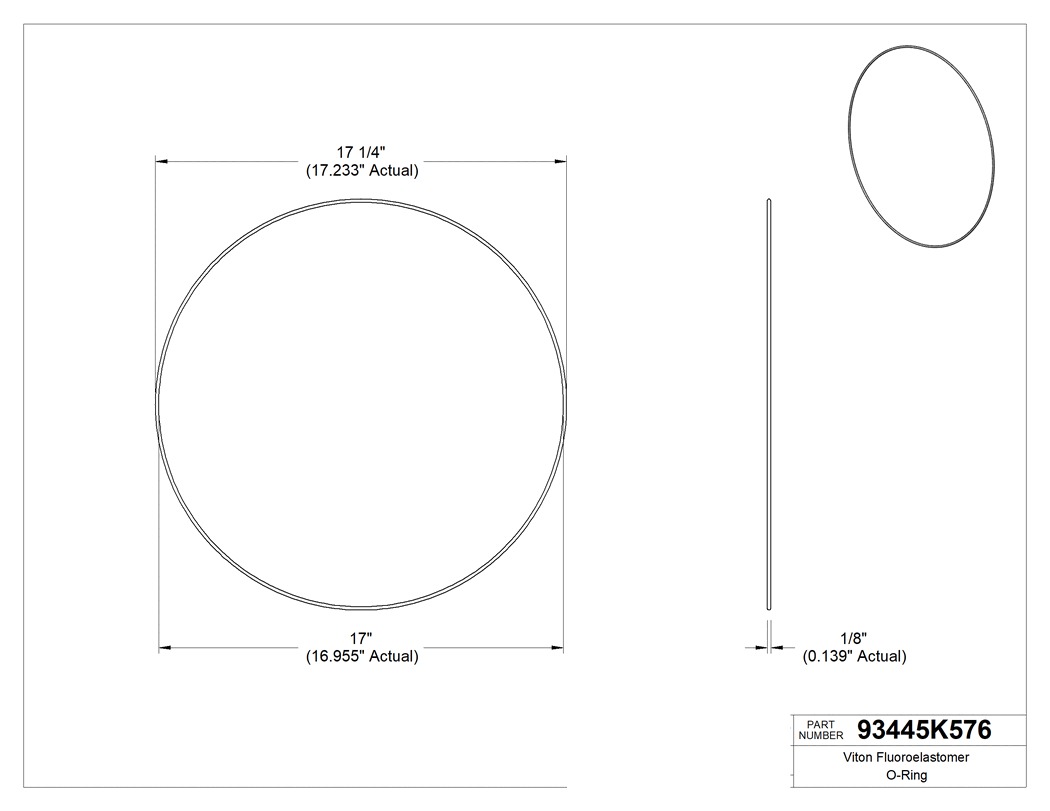 Technical drawing - 93445K576
